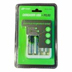 CARGADOR USB CON 2 PILAS AAA O AA NGA-5100 - Imagen 2