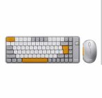 KIT DE TECLADO Y MOUSE INALAMBRICO  NOGA NKB-Q20 (NARANJA Y BLANCO )