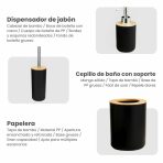 SET ORGANIZADOR DE BAÑO 6 PCS HOG0668 - Imagen 3