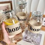 SET DE TAZAS Y BOTELLA DE VIDRIO 7PCS HOGO618