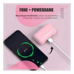 AURICULAR F9 BT 1200 MAH ROSA - Imagen 2