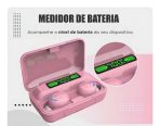 AURICULAR F9 BT 1200 MAH ROSA - Imagen 3