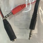 CAB090 CABLE ADAPTADOR DE AUDIO (DE 1 PLUG (H)A2 PLUG(M)-EN BOLSA/R/N