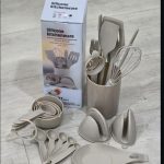 SET UTENCILLO SILICONA X 21PCS SS21 MARRON