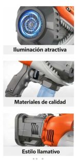 BURBUJERO TIBURON NARANJA - Imagen 2
