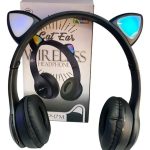 AURICULAR VINCHA GATITO AUX BT NEGRO