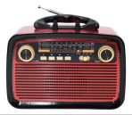RADIO AM/FM 3 BANDAS CON LINTERNA BLUETOOH KTF-1467 RED - Imagen 2