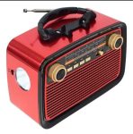 RADIO AM/FM 3 BANDAS CON LINTERNA BLUETOOH KTF-1467 RED - Imagen 3
