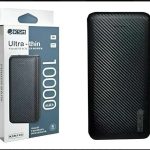CARGADOR PORTATIL KOSMO 10.000 MAH CAR097 NEGRO