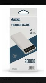 CARGADOR PORTATIL KOSMO 20.000 CAR100 BLANCO