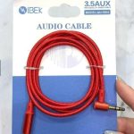 CABLE AUXILIAR IBEK EN L MOD 3504 COLOR ROJO