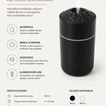 HUMIFICADOR CAÑON DE LUZ  HMF-91094 NEGRO