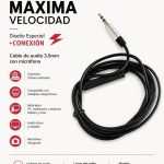 CABLE AUXILIAR CON MANOS LIBRES PREMIUN NETMAK CAB058