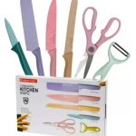 MINI SET DE CUCHILLOS DE COLOR 6 PZS ER-0278