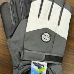 GUANTE SKI TERMICO IMPERMEABLE HOMBRE SL079 GRIS Y BLANCO