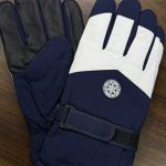 GUANTE SKI TERMICO IMPERMEABLE HOMBRE SL079  AZUL Y BLANCO