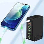 ESTACION DE CARGA 65W USB-C (SIN CAJA) COLOR NEGRO - Imagen 2