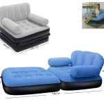 SOFA CAMA ISF-160910 NEGRO Y BEIGE
