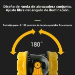 LINTERNA CAMPNG MULTIFUNCION (AMARILLA Y  NEGRA) HW1277-W HW1277-D - Imagen 3