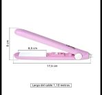 PLANCHITA DE PELO MELECH-275 PP07 SN-228 ROSA - Imagen 2