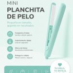 PLANCHA DE PELO CHICA MELECH-275 PP07  SN-228 VERDE AGUA