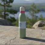 BOTELLA ANTIDERRAME C/SORBETE INCORPORADO TH-27G VERDE