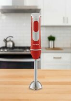 MINI PIMER WINCO BRAZO DE ACERO 400W W1014 BLANCO Y ROJO - Imagen 2