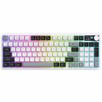 TECLADO INALAMBRICO RGB 2.4 RECARGABLE NOGA NEGRO