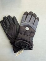 GUANTE SKI TERMICO IMPERMEABLE HOMBRE GRIS Y NEGRO