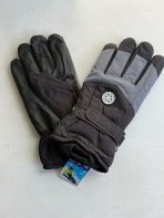 GUANTE SKI TERMICO IMPERMEABLE HOMBRE GRIS Y NEGRO - Imagen 3