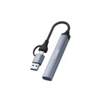 HUB USB Y USB-C LDNIO DS-64C 4 EN 1 USB 3.0 + 2  EC101017