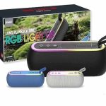 PARLANTE LIGHT UP BT/AUX/FM (NEGRO )