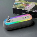 PARLANTE LIGHT UP BT/AUX/FM (GRIS )