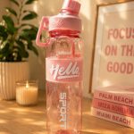 BOTELLA DE PLASTICO 1000ML G274-01 ROSA