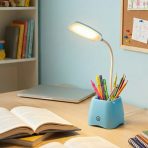 LAMPARA DE ESCRITORIO T-308 ILU0119 CELESTE
