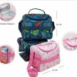LONCHERA TERMICA INFANTIL ACC0159  NEGRA Y AZUL