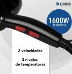 SECADOR DE PELO PROFESIONAL 1600W - Imagen 2