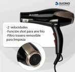 SECADOR DE PELO PROFESIONAL 1600W - Imagen 4