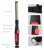 LINTERNA LED DE TRABAJO MAGNETICA Y PLEGABLE - Imagen 5