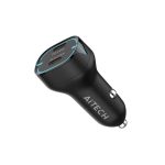 CARGADOR DE AUTO AITECH  TURBO 60W 2USB-C NEGRO AICC020219N