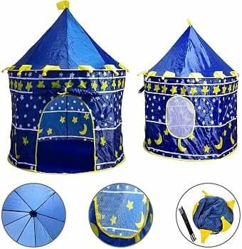 SD-1060 CARPA CASTILLO INFANTIL AZUL KY9999 SD-1060 CARPA CASTILLO INFANTIL AZUL KY9999 - Imagen 1