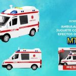 AMBULANCIA DE JUGUETE CON LUCES Y EFECTOS DE SONIDO EC101566