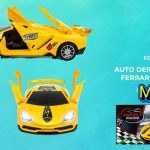 AUTO DEPORTIVO TIPO FERRARI  AMARILLO EC101593