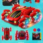 AUTO DE ACROBACIA A CONTROL REMOTO CON ROTACION 360 RECARGABLE RGB EC101237