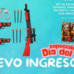SET DE ESCOPETA, ESPOSAS , ARMAS CON ESCOPETA EC101581