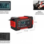 CARGADOR DE BATERIA AUTO /MOTO 12V MELECH-673