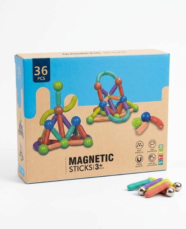 JUEGO BLOQUES MAGNETICOS 36 PCS BM-NV1 JUEGO BLOQUES MAGNETICOS 36 PCS BM-NV1 - Imagen 1