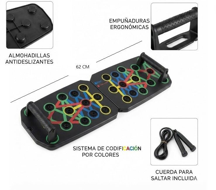 TABLA DE FLEXIONES MULTIFUNCION OR-DU1288 TABLA DE FLEXIONES MULTIFUNCION OR-DU1288 - Imagen 1