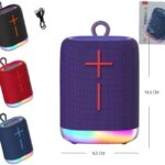 PARLANTE PORTATIL RGB AZUL KTS-1828