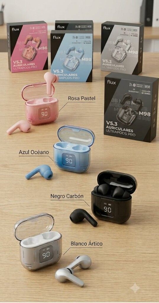 AURICULAR BLUETOOTH M98 FLUX M98 GRIS AURICULAR BLUETOOTH M98 FLUX M98 GRIS - Imagen 1